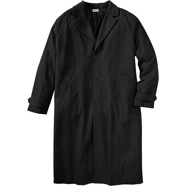 KingSize Men's Big & Tall Multi-Pocket Wool Inset Jacket - L